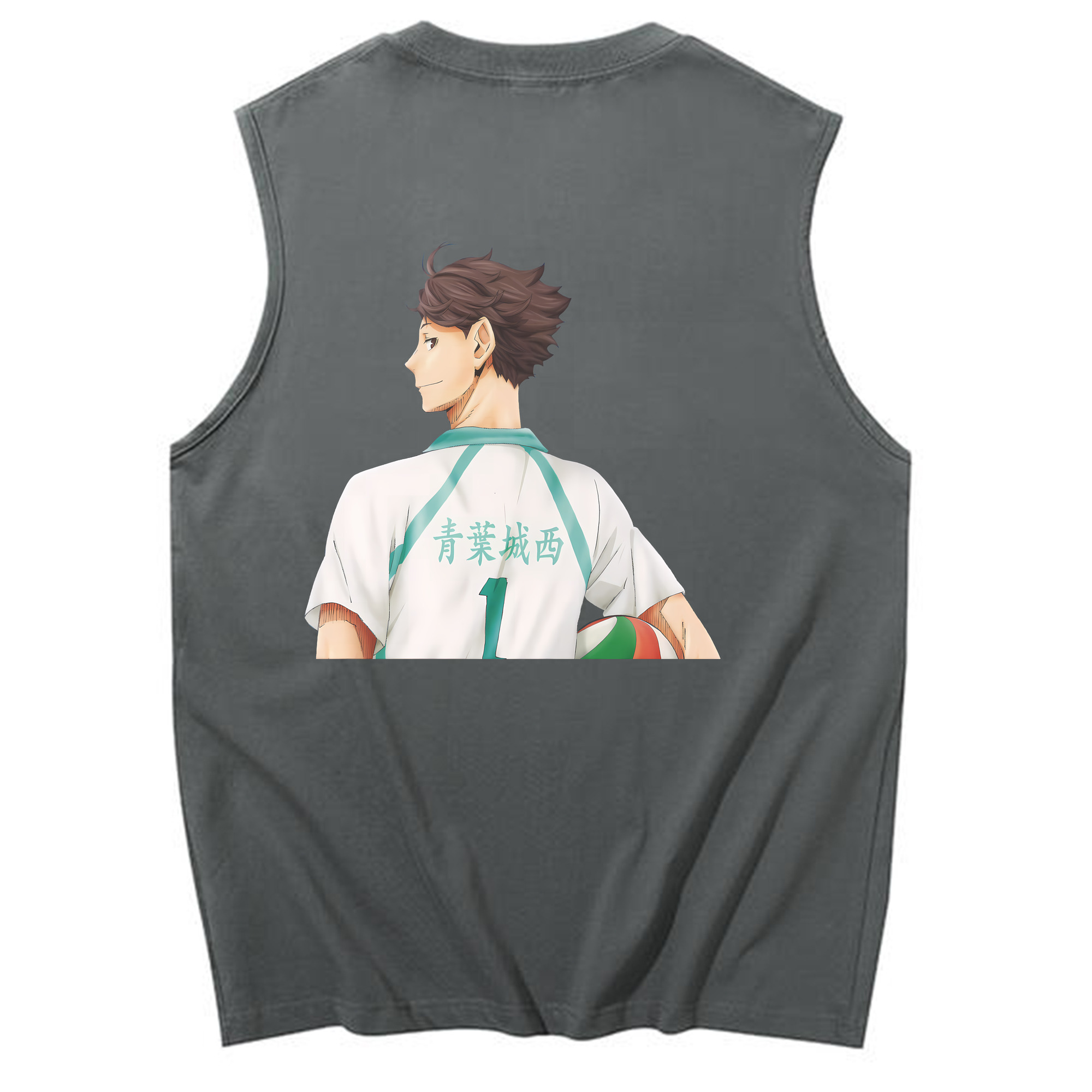 （画像用） ハイキュー!! Haikyu!! コットン100％タンクトップ（背面プリント）